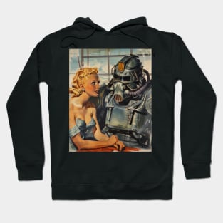 Woman and Power Armor Hoodie